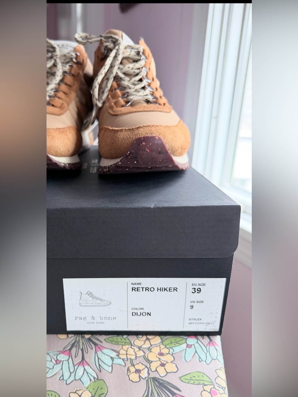 rag & bone Retro Hiker Sneaker Brown & Tan EU 39